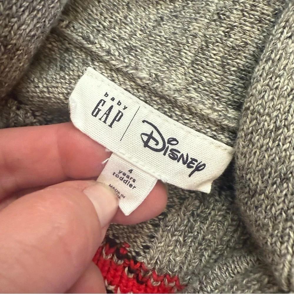 GAP Kids Mickey Mouse Sweater 4t